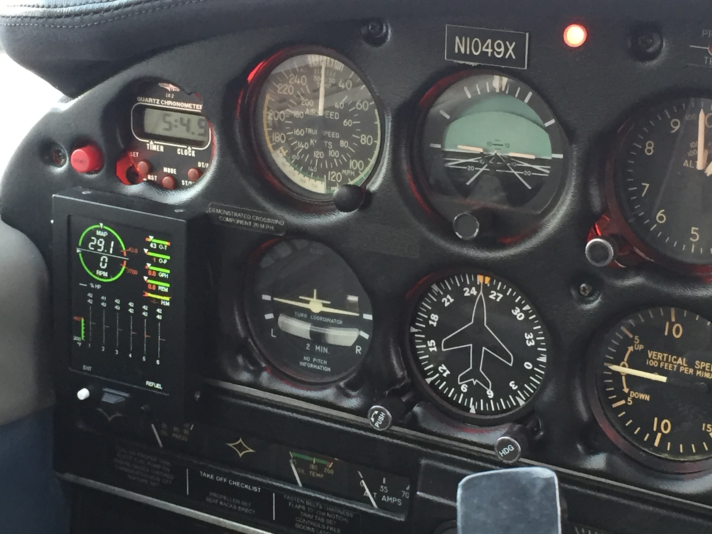 SOLD! 1975 Piper Cherokee 6300 Very nice with upgrades! JPI 830