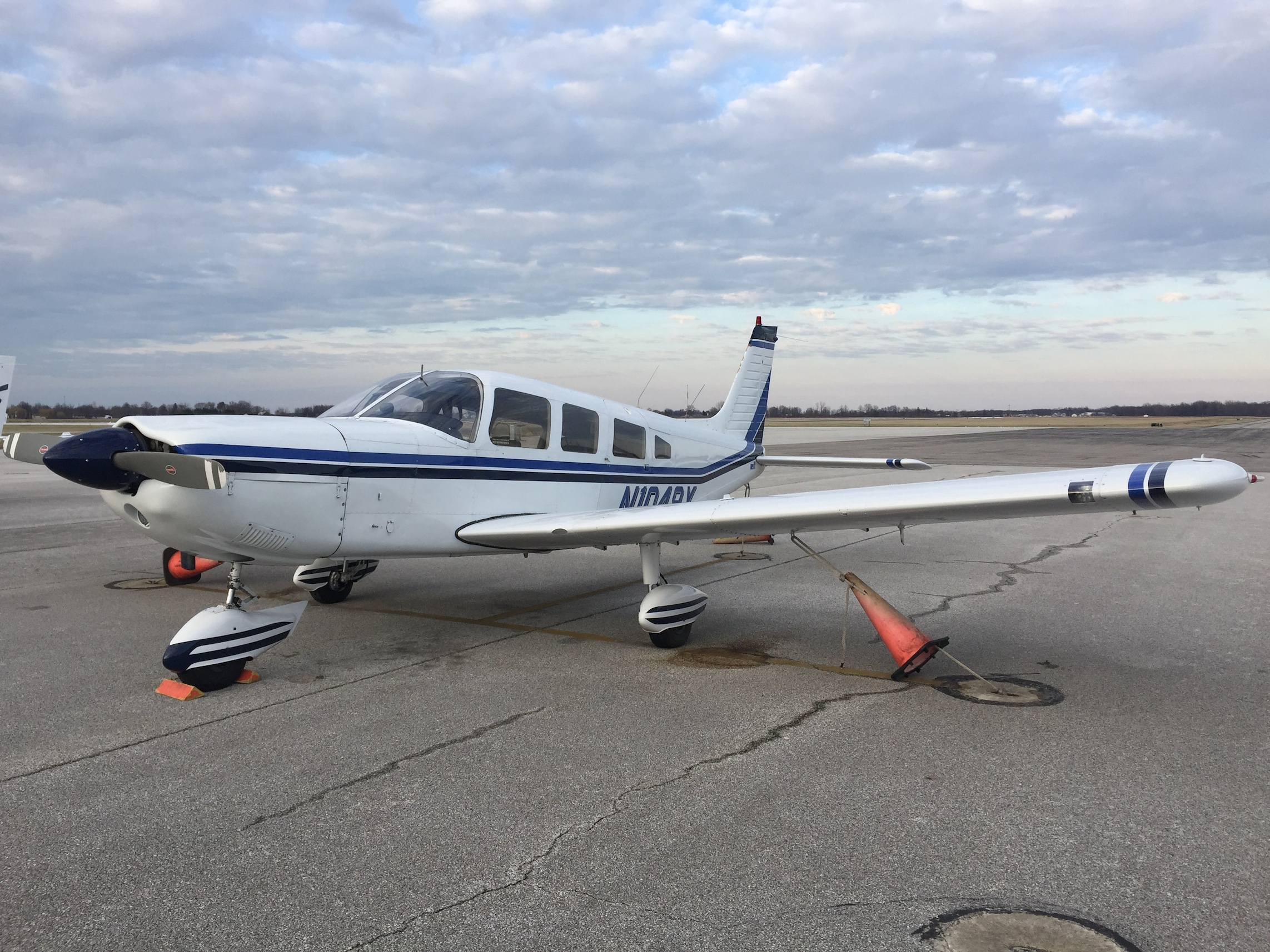 SOLD! 1975 Piper Cherokee 6300 Very nice with upgrades! JPI 830